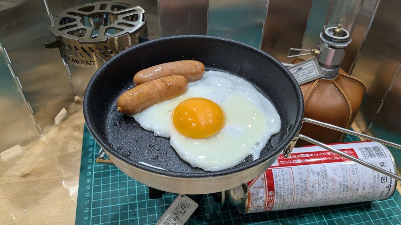 キャプテンスタッグのアルミフライパン