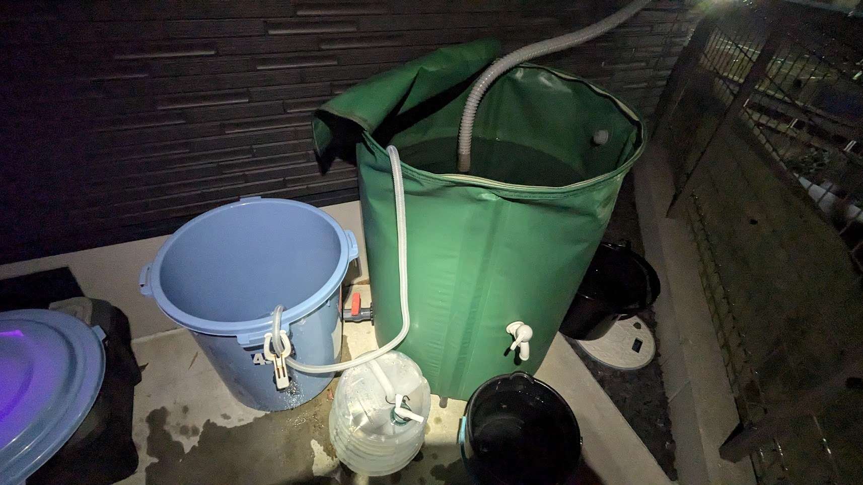 雨水タンクを増設